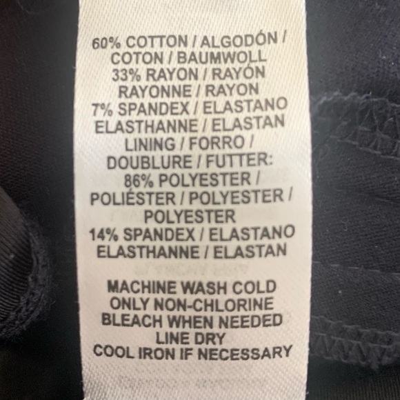 🌼 NWT Lysse navy stretch twill ponte pants - Picture 16 of 16